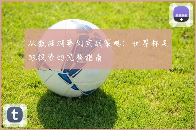 从数据洞察到实战策略：世界杯足球投资的完整指南