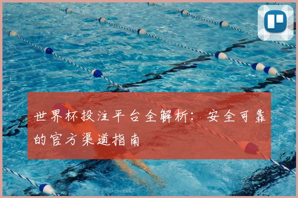 世界杯投注平台全解析:安全可靠的官方渠道指南